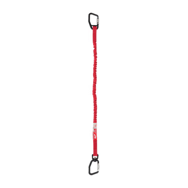Milwaukee 48-22-8820 Locking Tool Lanyard, 36 in, 41-1/2 in L, 10 lb Working Load, Nylon Line, Red/Black - 3