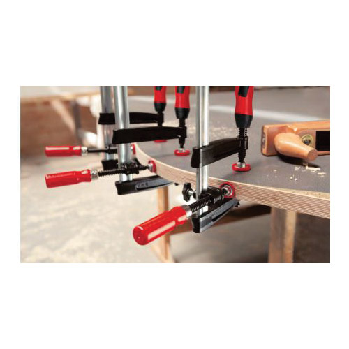Bessey KT5-1CP Single Spindle Clamp, 3 in Max Opening Size, 3 in D Throat, Steel Body - 2