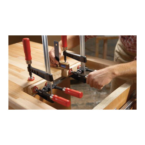 Bessey KT5-1CP Single Spindle Clamp, 3 in Max Opening Size, 3 in D Throat, Steel Body - 3