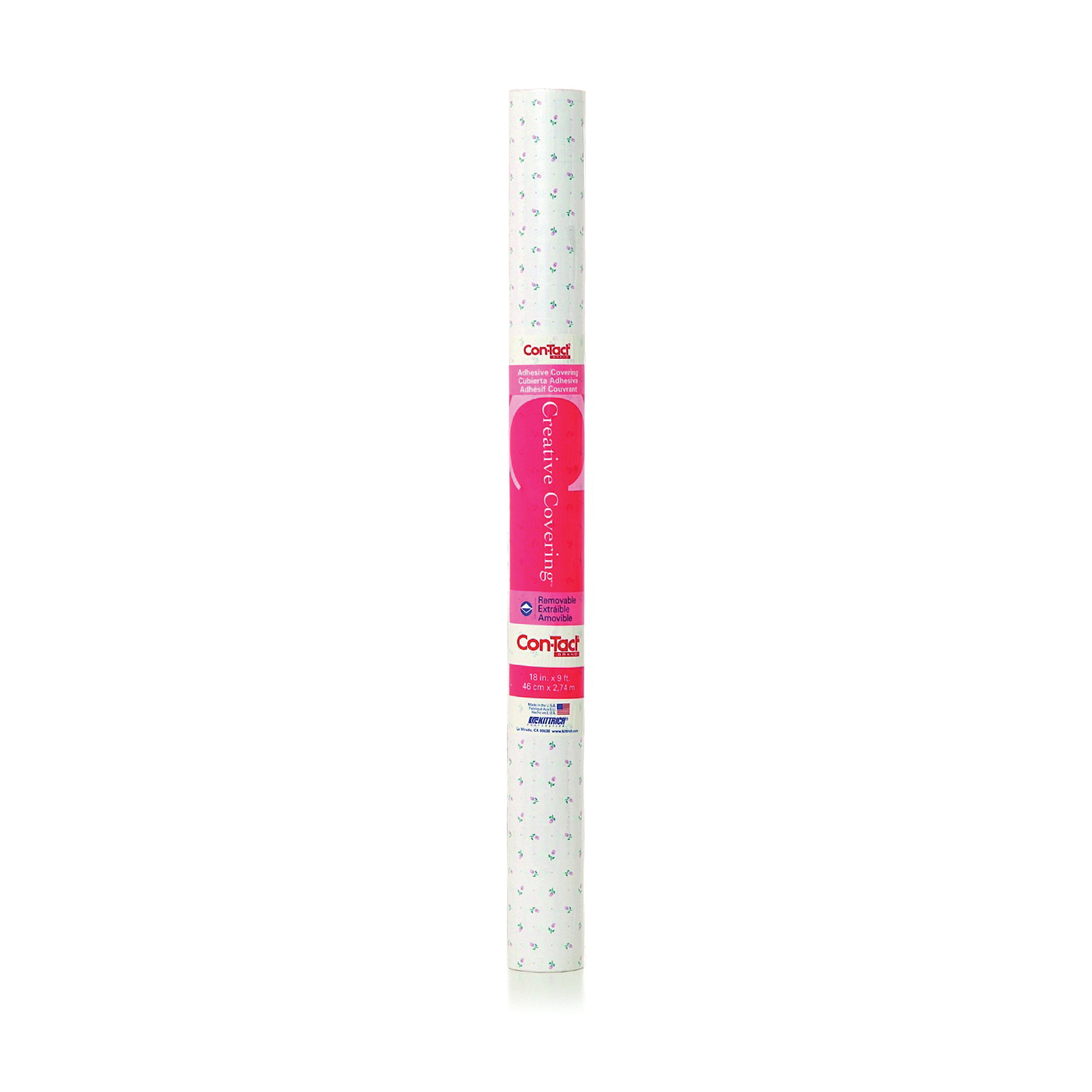 Con-Tact 09F-C9E93-12 Shelf Liner Paper, 9 ft L, 18 in W, Paper, Rosebud