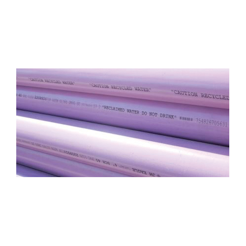 JM Eagle 3/4S4010 Pipe, 3/4 in, 10 ft L, Solvent Weld, SCH 40 Schedule, PVC, White - 2