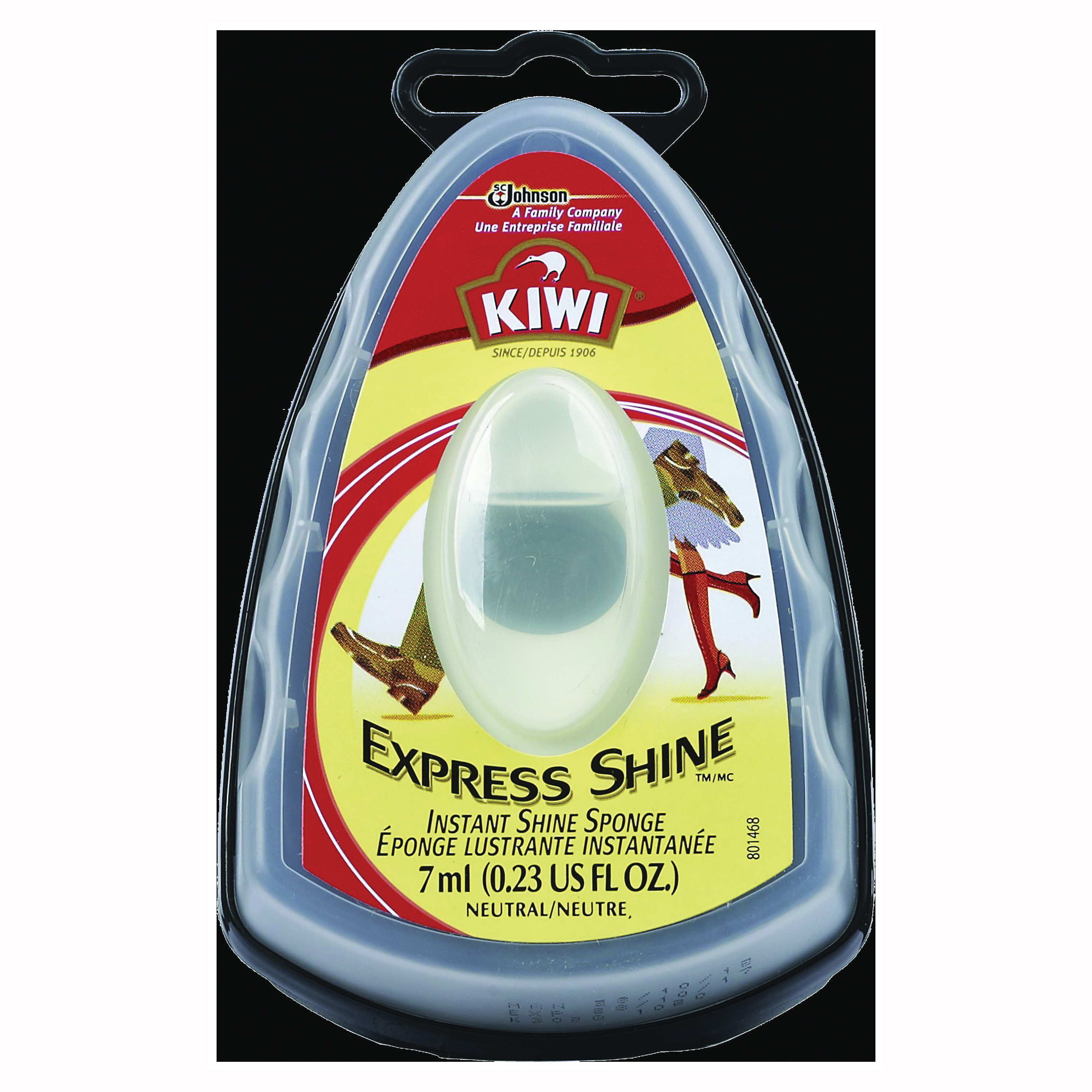 Kiwi 18400 Series Shoe Shine Sponge, Clear