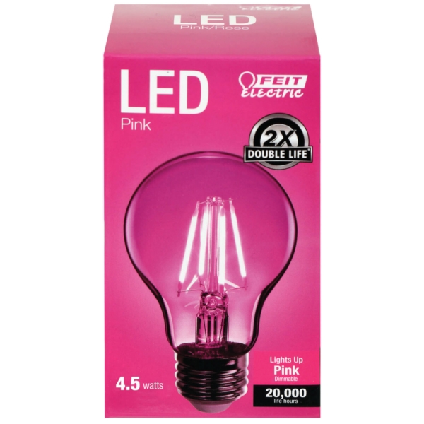 Feit Electric A19/TPK/LED LED Bulb, 450 Lumens, 4.5 W, A19 Lamp, 25 W Equivalent, E26 Lamp Base, Clear - 2