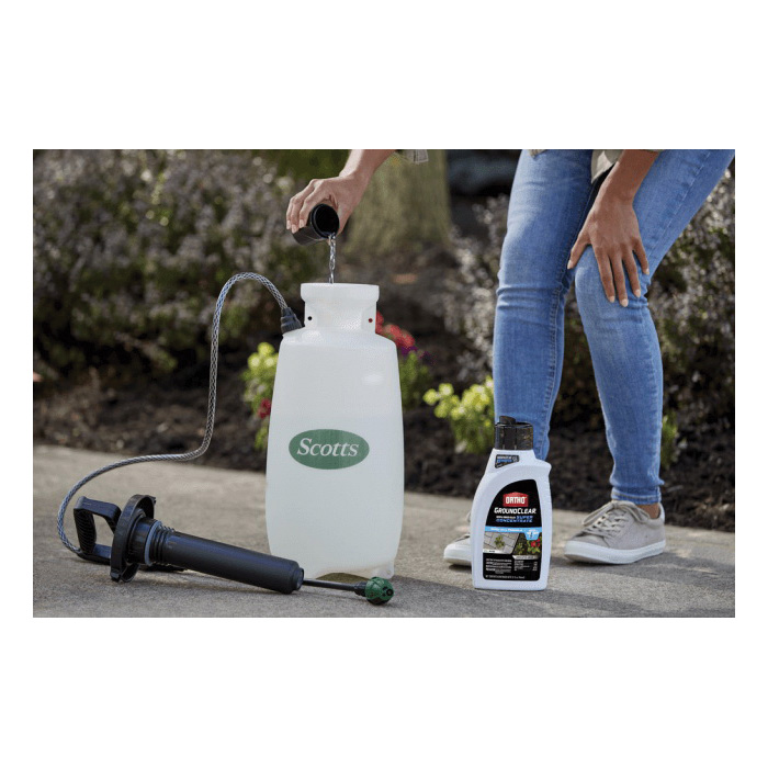 Ortho 4650405 Weed and Grass Killer, Liquid, Dark Brown, Spray Application, 32 oz Bottle - 5