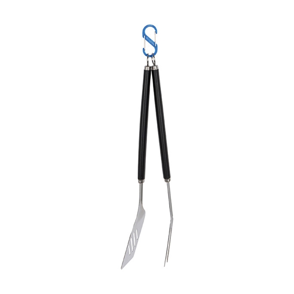 Nite Ize S-Biner Series SBA4-03-R6 Dual Carabiner, #4 Dia Ring, Aluminum, Blue - 1