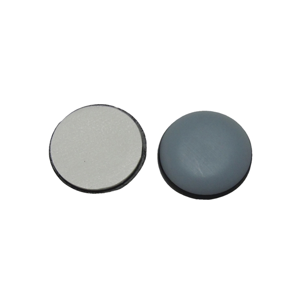 Magic Sliders 08025 Furniture Slide Glide, Round, 1 in H x 1 in W x 1/4 in D Dimensions, 1600 lb, Plastic, Gray, 8/PK - 2