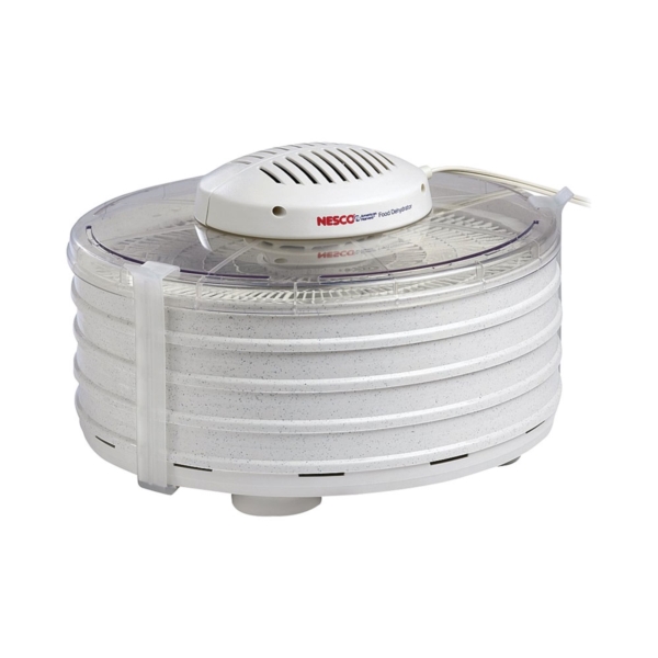 Nesco FD-37 Food Dehydrator, 400 W, 4-Tray, ABS, Clear, 13-1/2 in Tray - 1