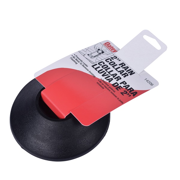 Oatey 14206 Rain Collar, 2 in Vent Hole, Rubber - 3