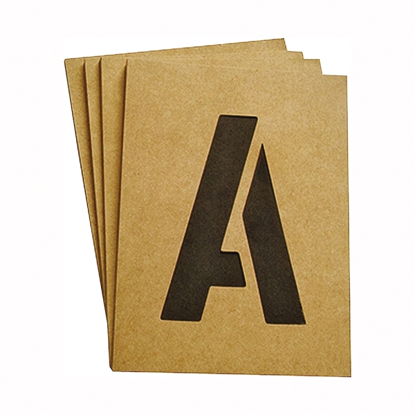 Hy-Ko ST-2 Number and Letter Stencil, Stencil, Includes: Numbers 0 thru 9, A thru Z, Symbols Period, Hyphen - 2