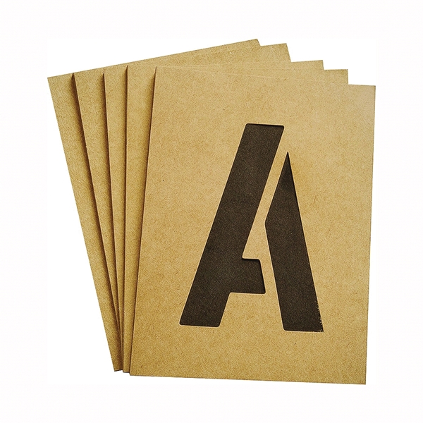 Hy-Ko ST-4 Number and Letter Stencil, Stencil, Includes: Numbers 0 thru 9, A thru Z, Symbols Period - 2