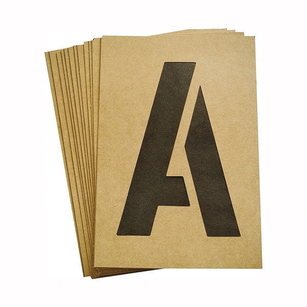 Hy-Ko ST-6 Number and Letter Stencil, Stencil, Includes: Numbers 0 thru 9 - 2