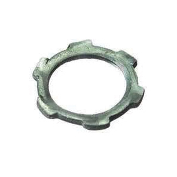 Halex 61915B Conduit Locknut, 1-1/2 in, Steel, Zinc - 2