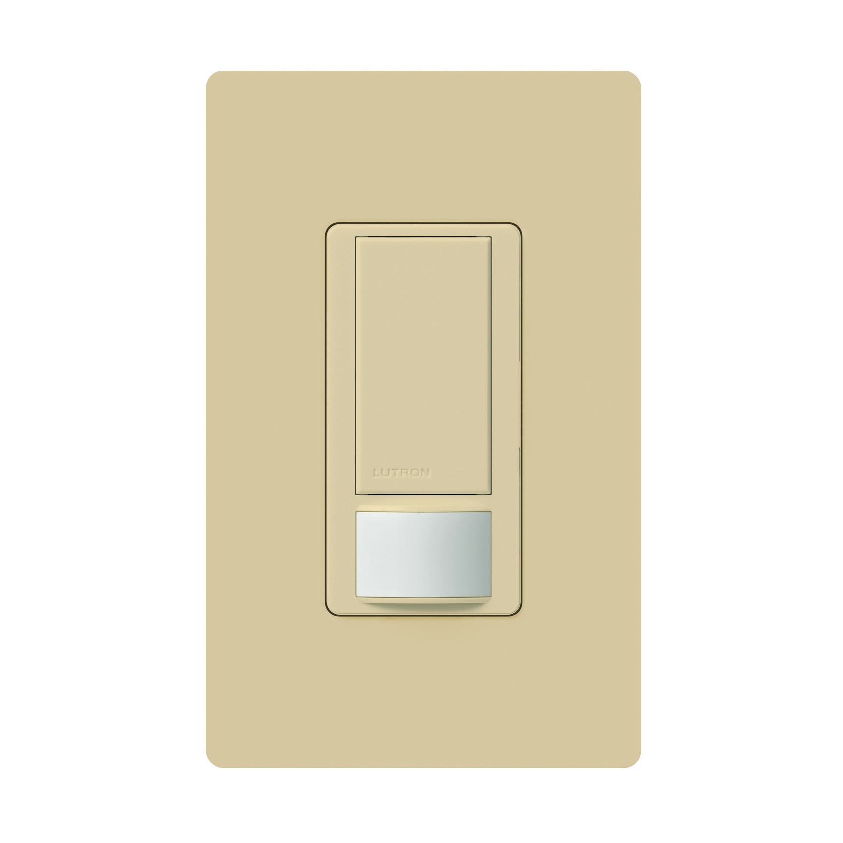 Lutron Maestro MS-OPS2H-IV Sensor Switch, 2 A, 120 V, 1 -Pole, Motion Sensor, 180 deg Sensing, 30 ft Sensing - 1