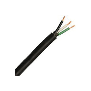 CCI 233850408 Electrical Cable, 18 AWG Wire, 3 -Conductor, Copper Conductor, TPE Insulation, TPE Sheath, 300 V - 1