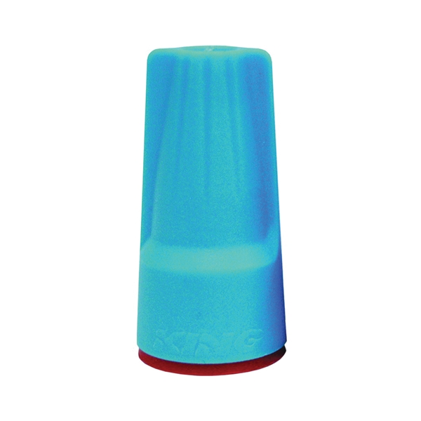 King Innovation Dryconn Series 62310 Wire Connector, Aqua Blue, 14 to 6 AWG Wire, Copper Contact, 3/Pk - 3