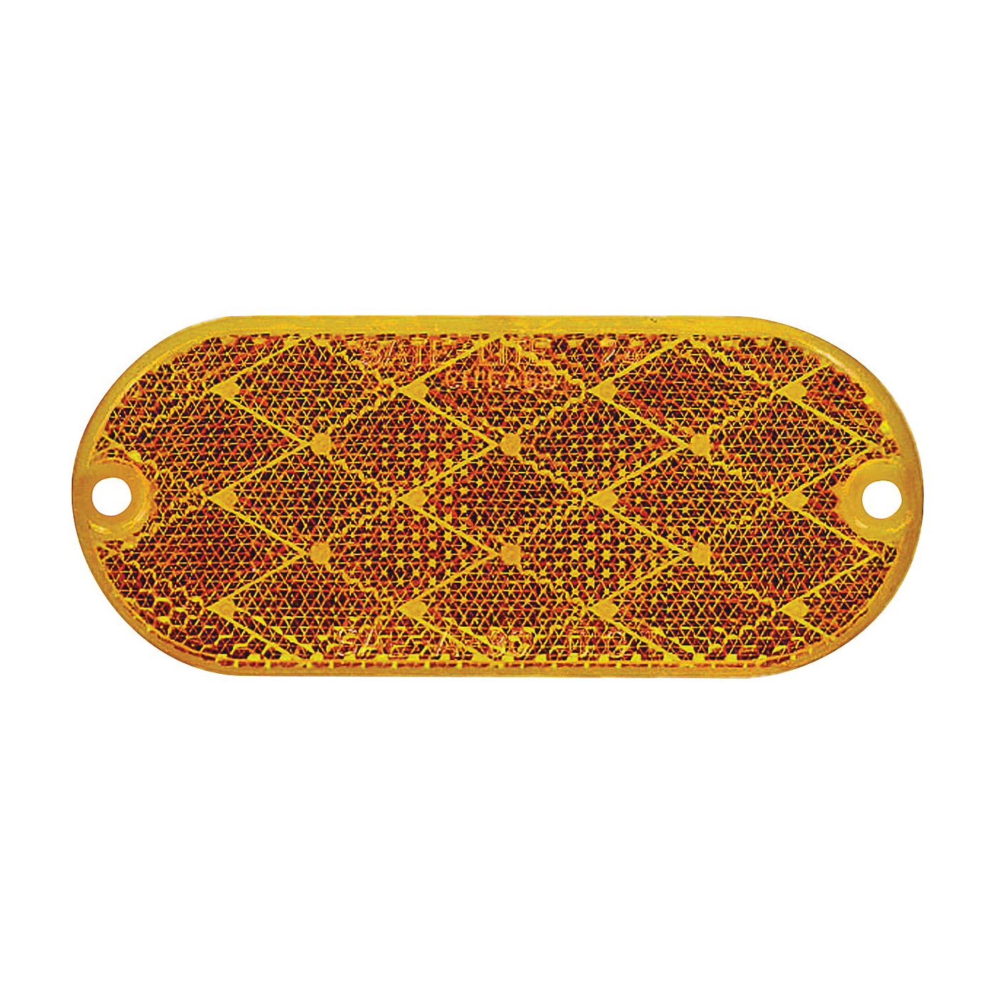 PM V480 Series V480A Oblong Reflector, Red Reflector - 1