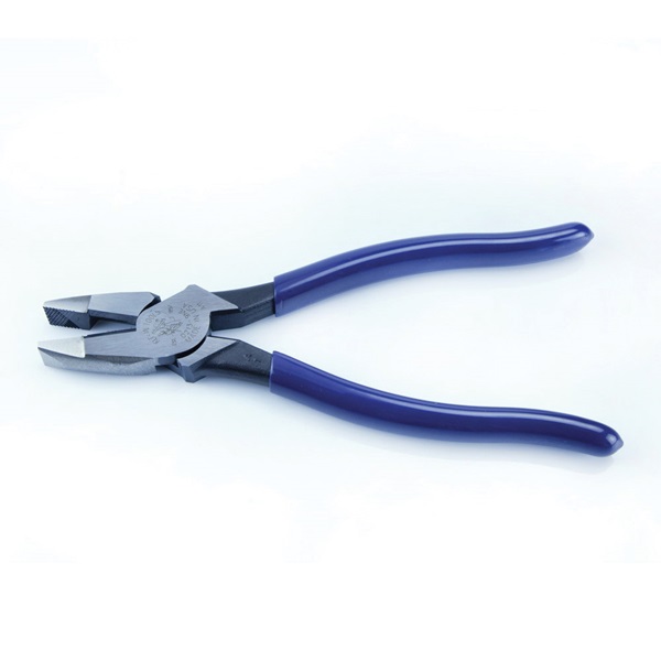 Klein Tools D213-9NE Cutting Plier, 9-3/8 in OAL, 1-3/8 in Cutting Capacity, Dark Blue Handle, 1-1/4 in W Jaw - 2