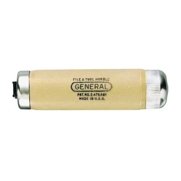 General 890 File and Tool Handle, 1-1/16 in Dia, 4-1/8 in L, Steel - 2