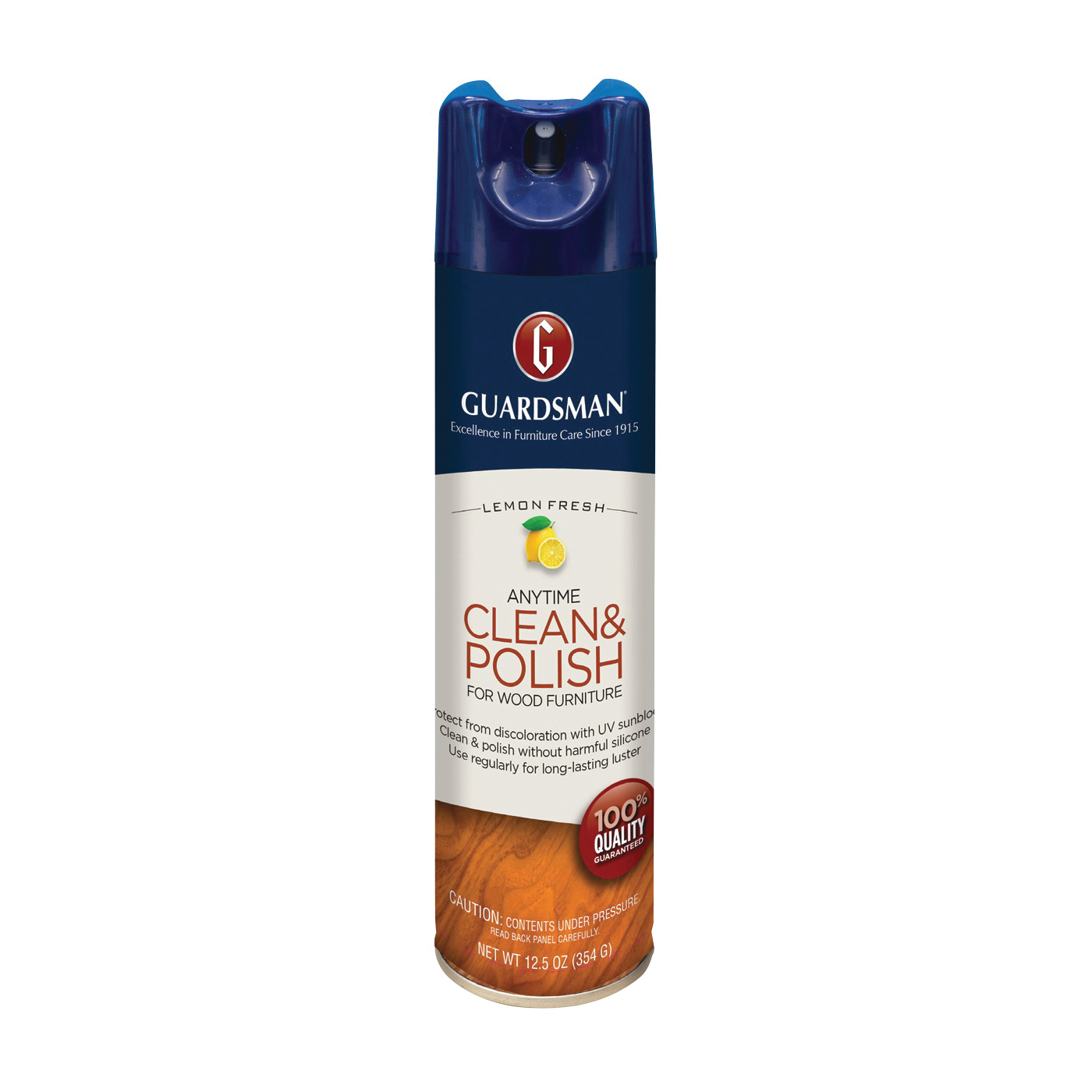 Guardsman 300200 Furniture Polish, 12.5 oz, Aerosol Can, Lemon - 1