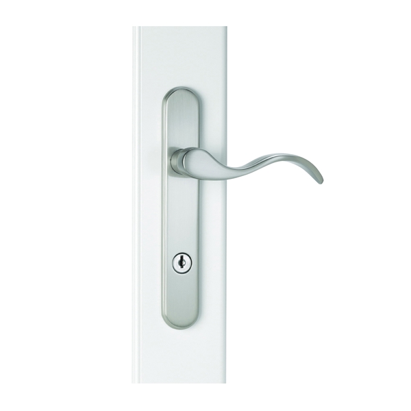 Wright Products VBG115SN Door Lever Lockset, Brass, Satin Nickel, 3/4 to 2 in Thick Door - 2