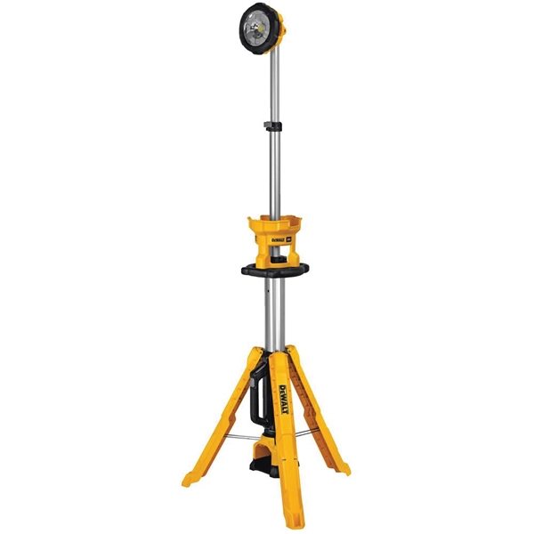 DEWALT DCL079B Cordless Tripod Light, 20 V, LED Lamp, 3000 - 4
