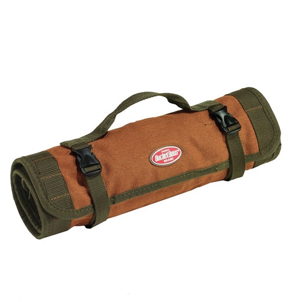 Bucket Boss Original Series 70004 Tool Roll Bag, 26 in W, 14-1/2 in H, 25-Pocket, Canvas, Brown - 3