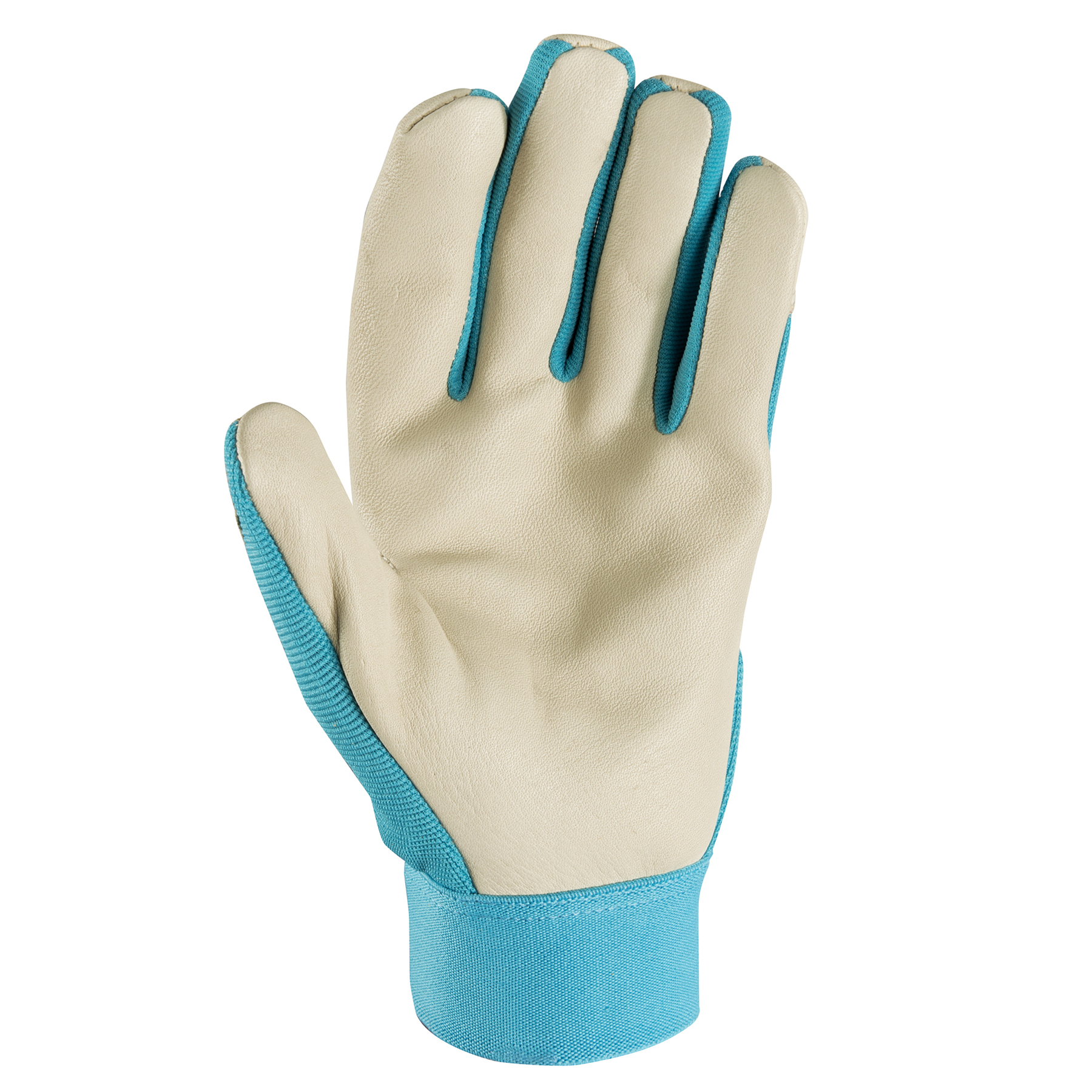 Wells Lamont 3204-M Work Gloves, Women's, M, Spandex Back, Blue/White - 2