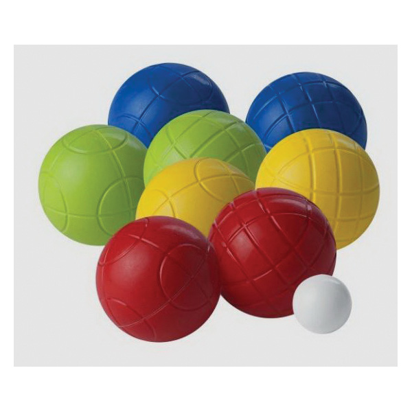 Franklin Sports 50110 Starter Bocce Set, 90 mm Dia, Polyethylene, Green/Red/Yellow - 2