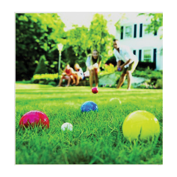 Franklin Sports 50110 Starter Bocce Set, 90 mm Dia, Polyethylene, Green/Red/Yellow - 4