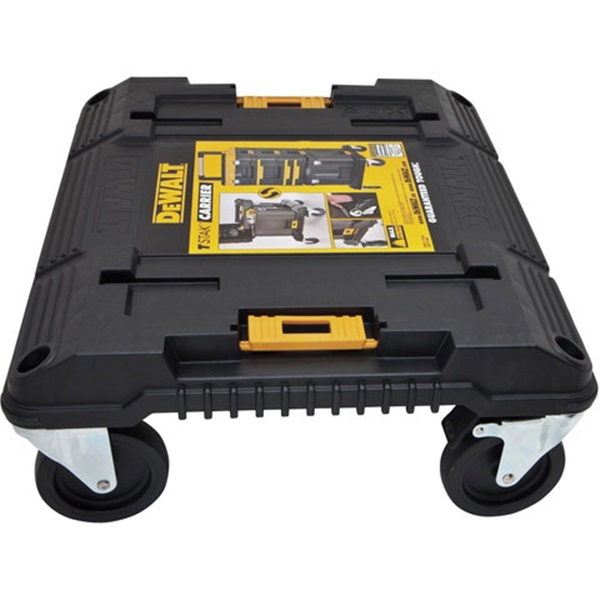 DEWALT TSTAK Series DWST17889 Tool Cart, 210 lb, 16.96 in OAW, 7.02 in OAH, 18.91 in OAD, Plastic, Black - 2