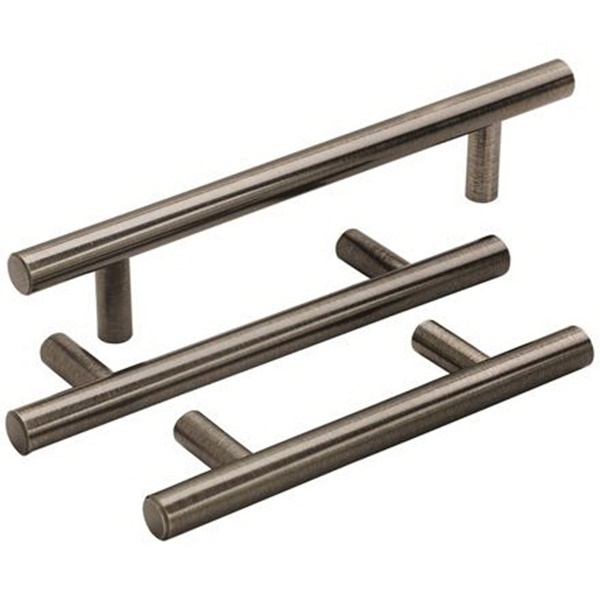 Amerock Bar Pulls Series BP19011SS Cabinet Pull, 6-1/8 in L Handle, 1-3/8 in Projection, Stainless Steel - 3