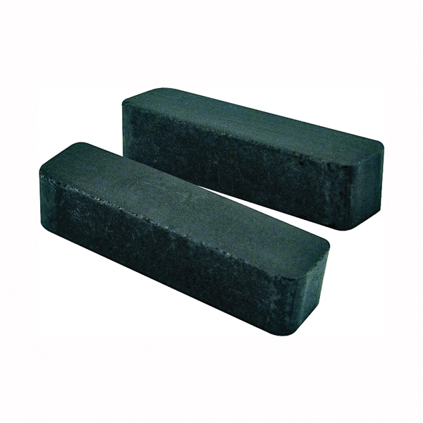 Magnet Source 07001 Magnet Block, Ceramic, Charcoal Gray, 7/8 in L, 3/16 in W, 1/4 in H - 2