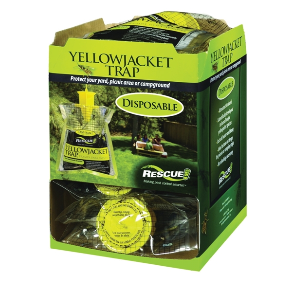 Rescue YJTD-DB12-W Disposable Yellow Jacket Trap - 4