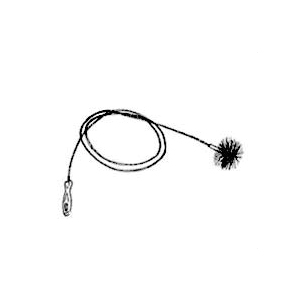 Brushtech B68C Dryer Vent Duct Cleaning Brush, 4 in L Brush - 2