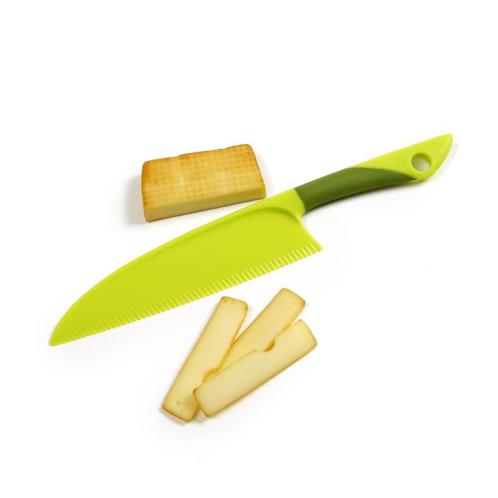Norpro 572 Knife, Plastic Blade, Green Handle, Non-Stick Blade - 4