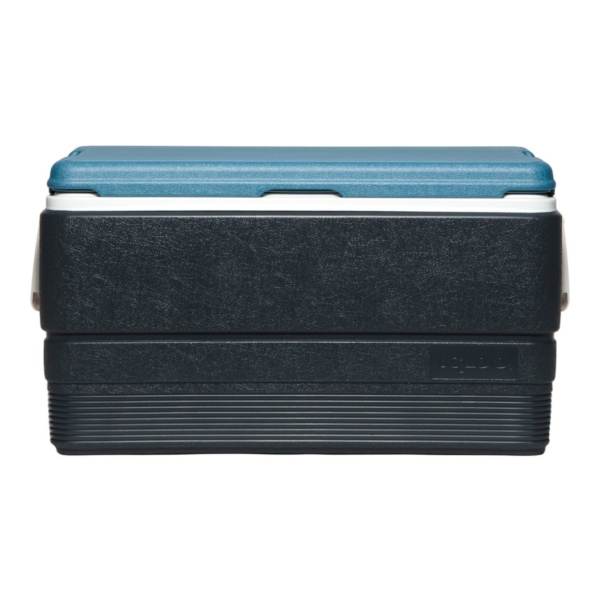 Igloo MaxCold Series 00049494 Cooler, 70 qt Cooler, Polyurethane, Blue/Carbon, 5 days Ice Retention - 1