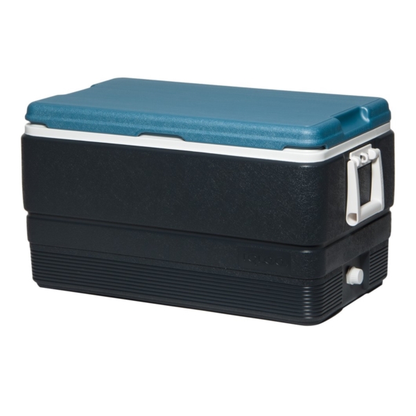 Igloo MaxCold Series 00049494 Cooler, 70 qt Cooler, Polyurethane, Blue/Carbon, 5 days Ice Retention - 3