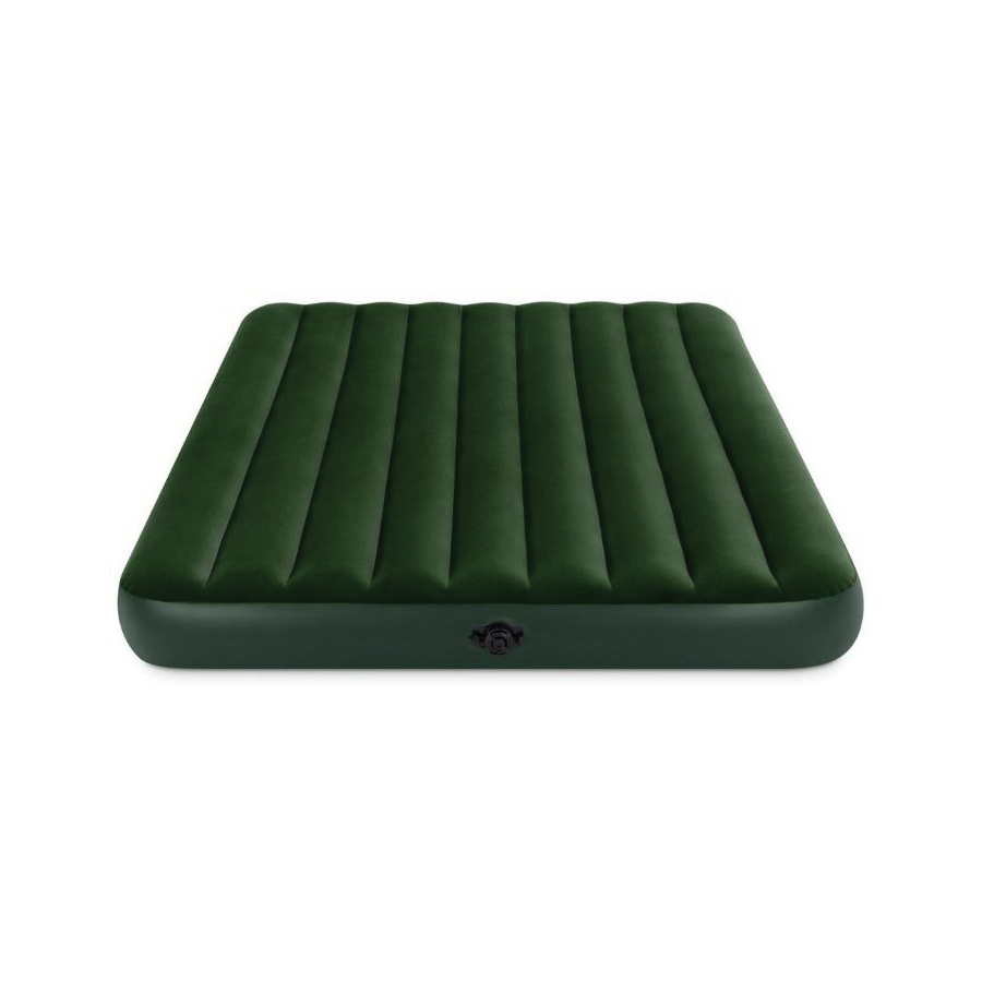 Intex 66969E Air Mattress, 80 in L, 60 in W, Queen, Green - 2