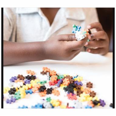 Plus-Plus 4110 Basic Mix Building Set, 5 to 12 years, Plastic, 70-Piece - 4