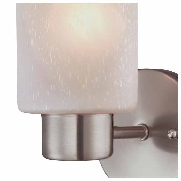 Westinghouse Sylvestre Series 6227800 Wall Fixture, 120 V, 1-Lamp, Incandescent, LED Lamp, Metal Fixture - 3