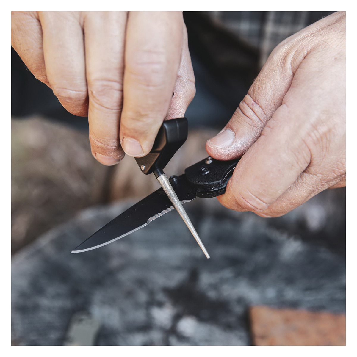 Work Sharp WSEDCPVP Knife Sharpener, 600 Grit, Fine, Ceramic/Coarse Diamond/Convex Carbide Abrasive - 4