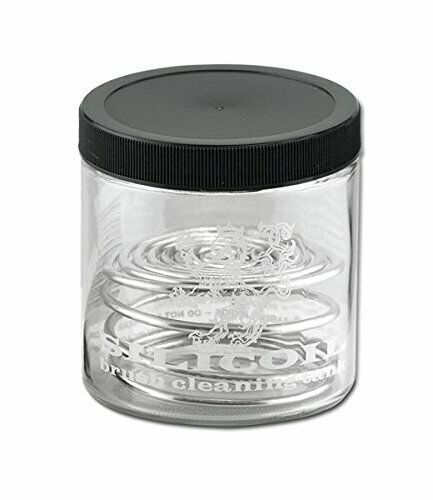 Silicoil SI02 Brush Cleaning Tank, Liquid, Clear, 12 oz, Jar