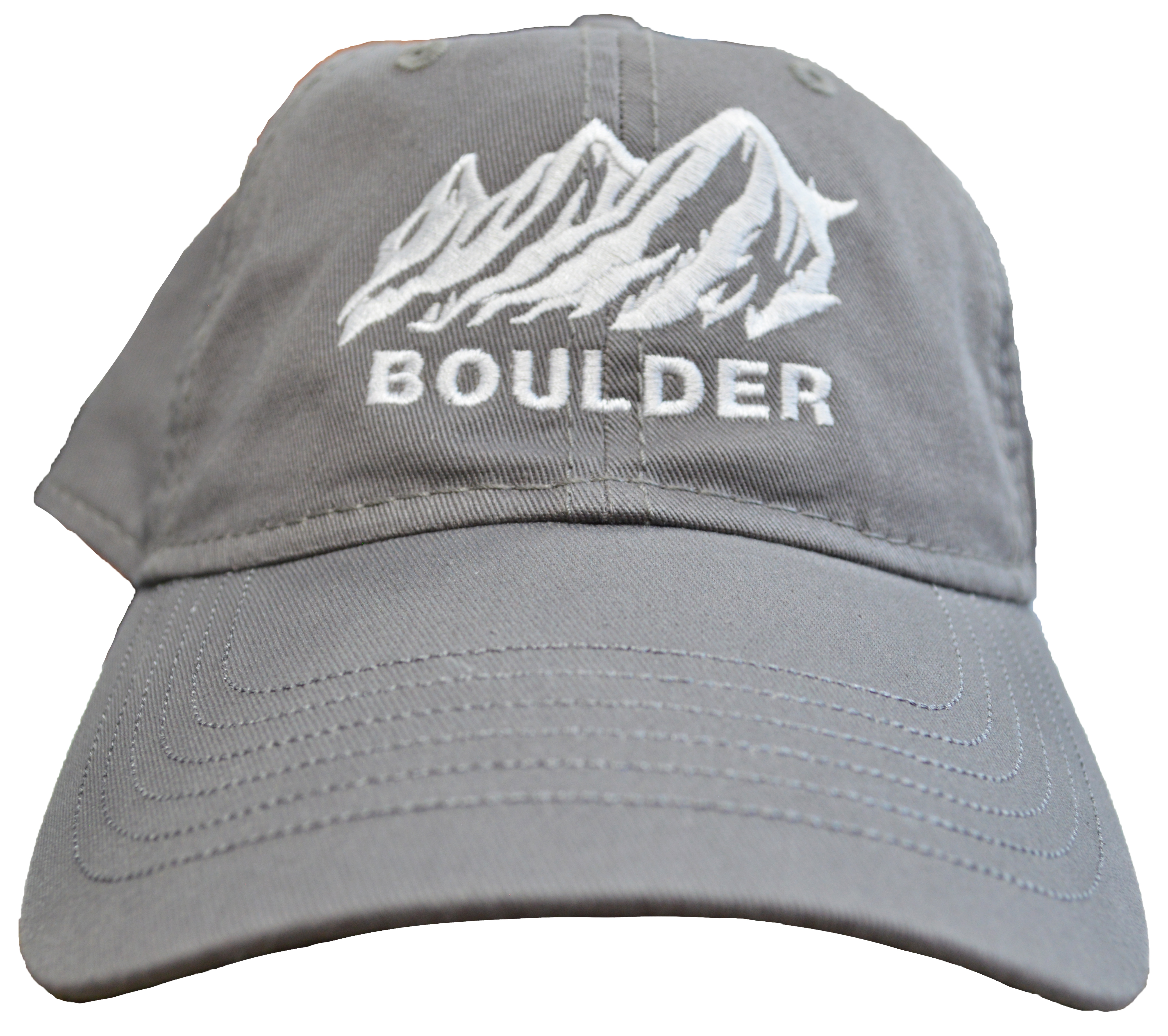 Boulder Flatirons CO Hat, Grey - 2