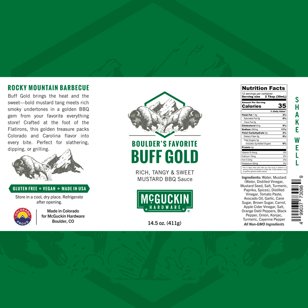 Boulder's Favorite Buff Gold BBQ Sauce, 14.5 Oz. - 3