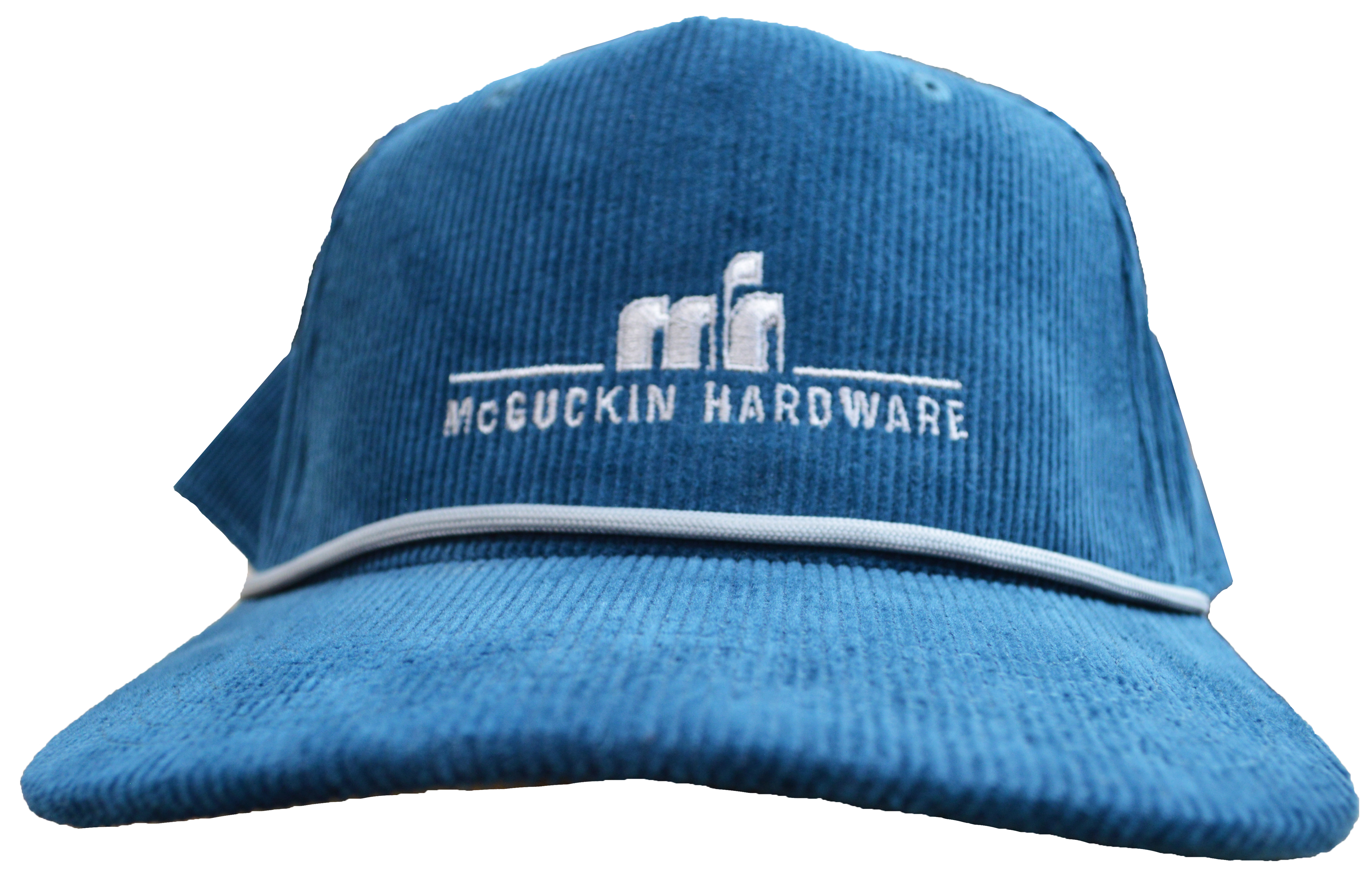 McGuckin Vintage Logo Corduroy Hat, Blue - 2