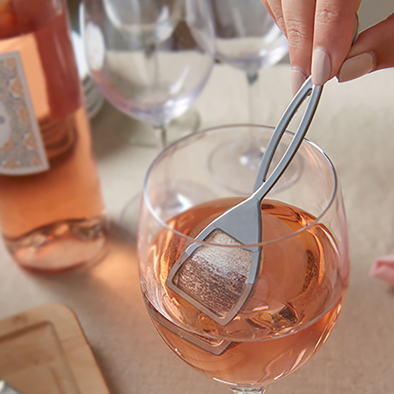 PureWine The Wand Silver Polypropylene Wine Filter - 2