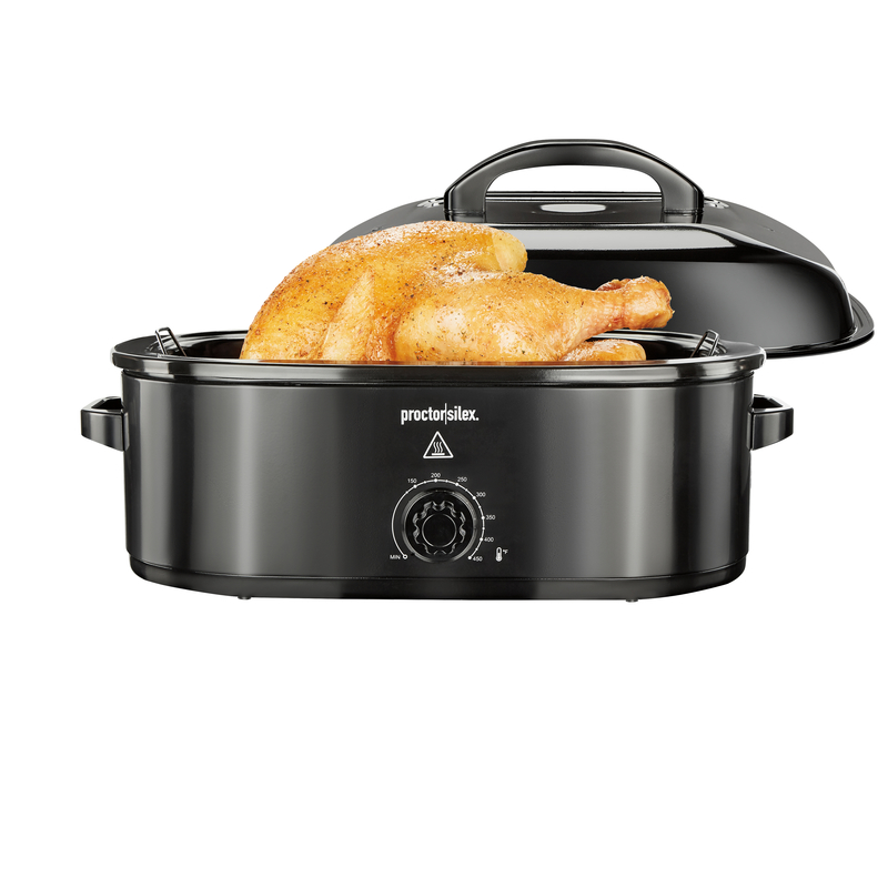 Proctor Silex Black Aluminized Steel 18 quart Roaster Oven - 2