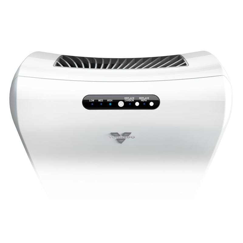 Vornado AC1-0038-43 Air Purifier, HEPA Filter, 0.3 um, 220 sq-ft Coverage Area, White - 3
