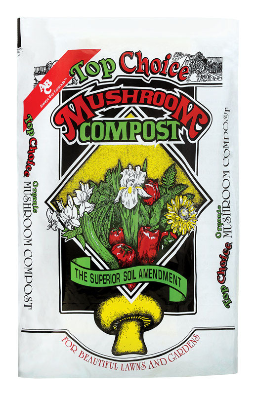 Top Choice Organic Mushroom Garden Compost 1.25 cu ft - 1