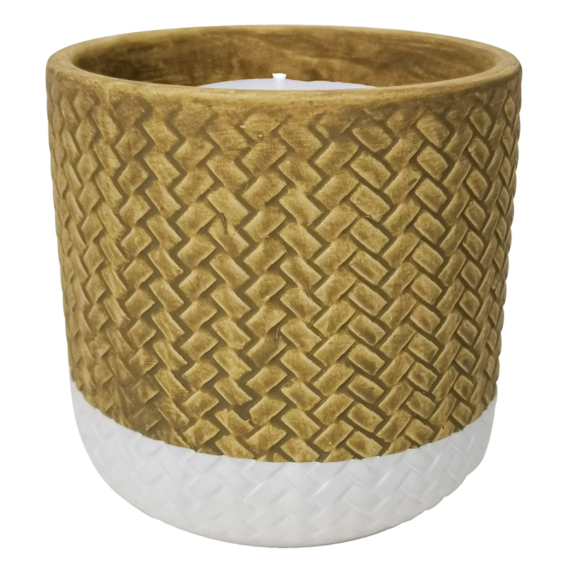 Trendspot Ceramic 4 in. H Reed Citronella Candle, Assorted - 2